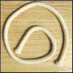 Round Cotton Wick 1/4