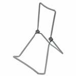White Vinyl coated disply holder DCW
