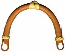 #A173307 – Teapot Cane Handle with Top Knot – 4 Inch