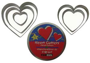 Heart Cookie Cutters (Set of 5)
