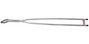 Blue Heron Raku Tongs without teeth (41