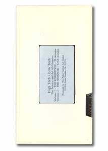 High Tech/Low Tech: the Science and Art of Ceramics (VHS)