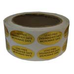 Gold Foil Labels