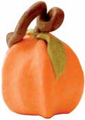 Colored Porcelain Pumpkin by Unknown Student