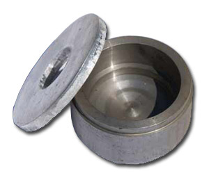 Bottom Bearing Housing with Cover for Lockerbie Kick Wheels (No Bearing)